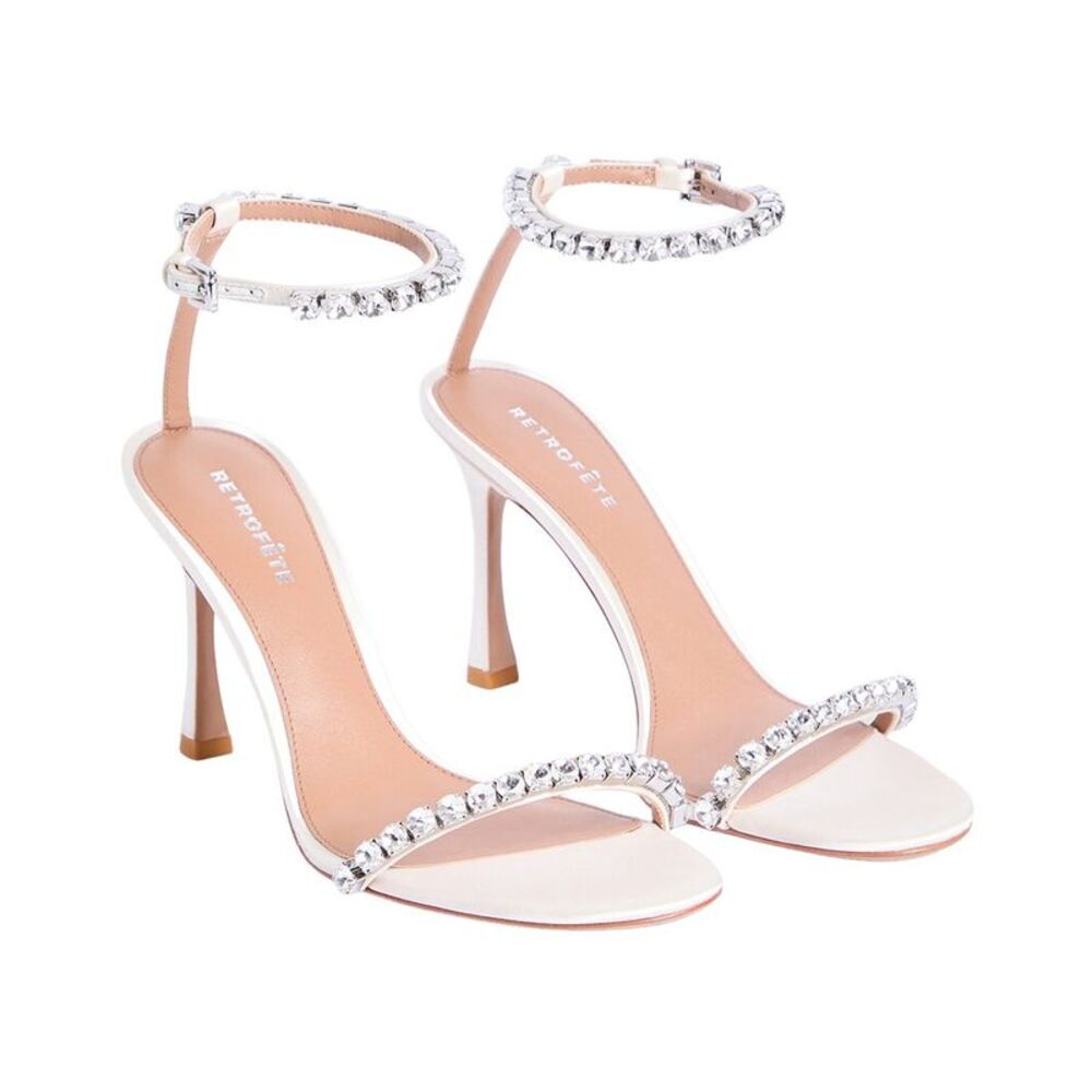 Retrofête Fern Sandal, White